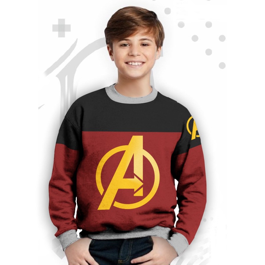 SWEATER ANAK LAKI LAKI KEKINIAN TERBARU BAJU ANAK COWOK TERBARU KEREN LENGAN PANJANG MURAH REMAJA AV