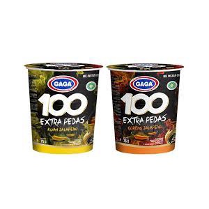

GAGA 100 CUP EXTRA PEDAS 75 GRAM LEVEL 5 JALAPENO