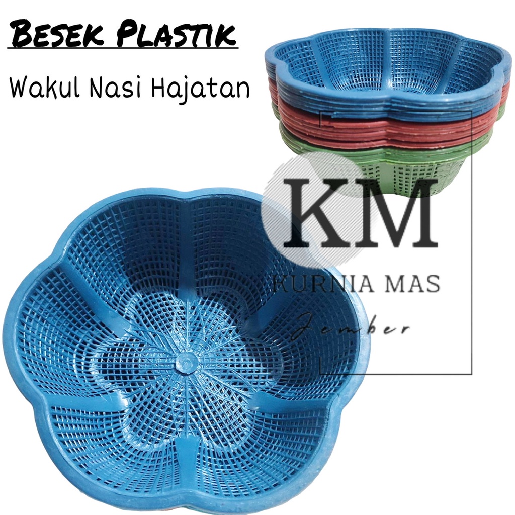 1 Lusin Besek Plastik Wakul Bakul Nasi Ceting Marang Hajatan Keranjang Makanan