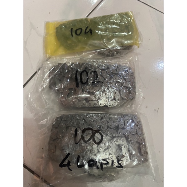 Rantai keteng Set Gigi Kamprat 4 Lapis Buat Tiger Megapro uk 104 102 100