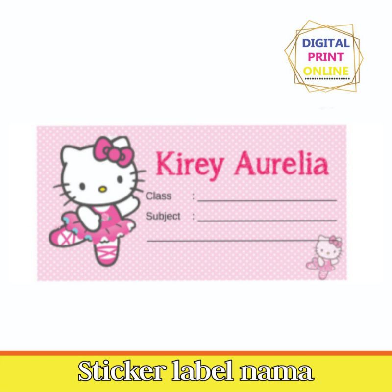 

sticker label nama | sticker custom | sticker label buku nama