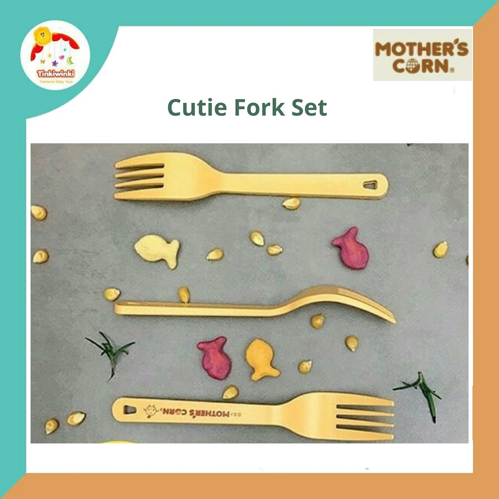 Mothers Corn Cutie Fork Set