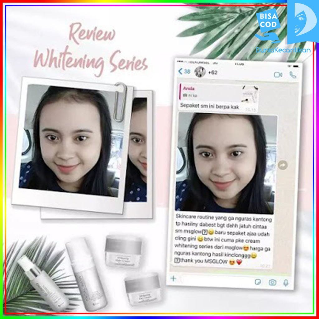 Ms Glow Original Paket Perawatan Wajah Paket Whitening Luminous Mencerahkan Wajah / Paket Ultimate Acne Wajah Berjerawat Skincare Msglow BPOM