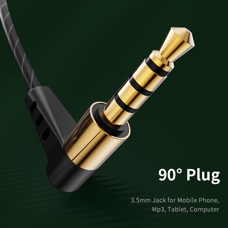 Tm-01 Earphone In ear HIFI Subwoofer Dengan Kabel + Mic + Jack 3.5mm Untuk Olahraga