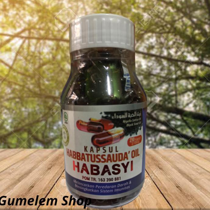 OBAT - OBATAN HERBAL HABASYI OIL KAPSUL HABATUSAUDA ISI 210 KAPSUL - FALIHA HABATUS KESEHATAN