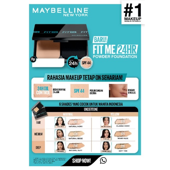 powder foundation maybelline