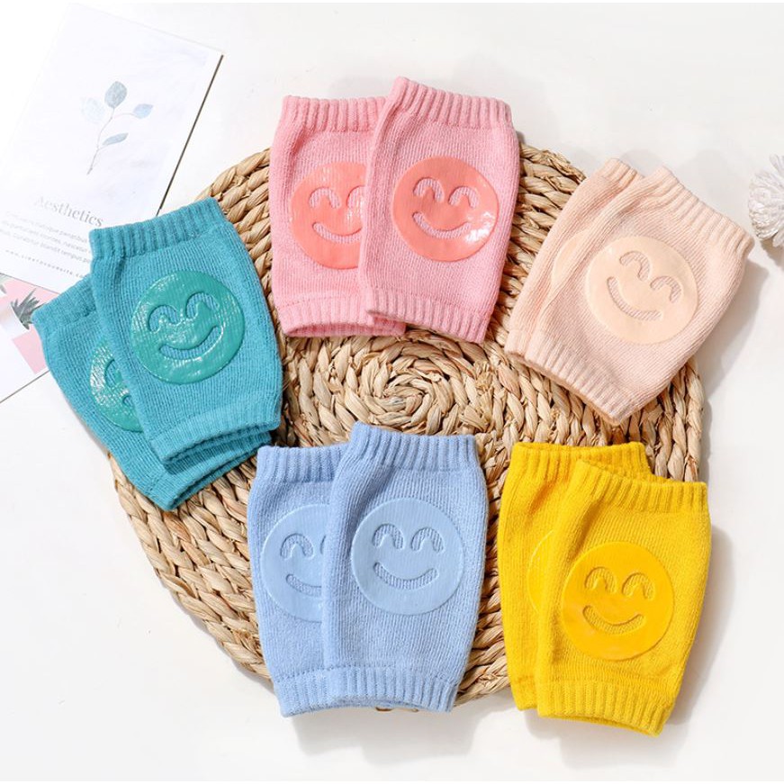 [1KG=50PCS]Protector Kneepad / Pelindung Lutut Anak Bayi / DEKER/ DEKKER BAYI BREATHABLE SMILE