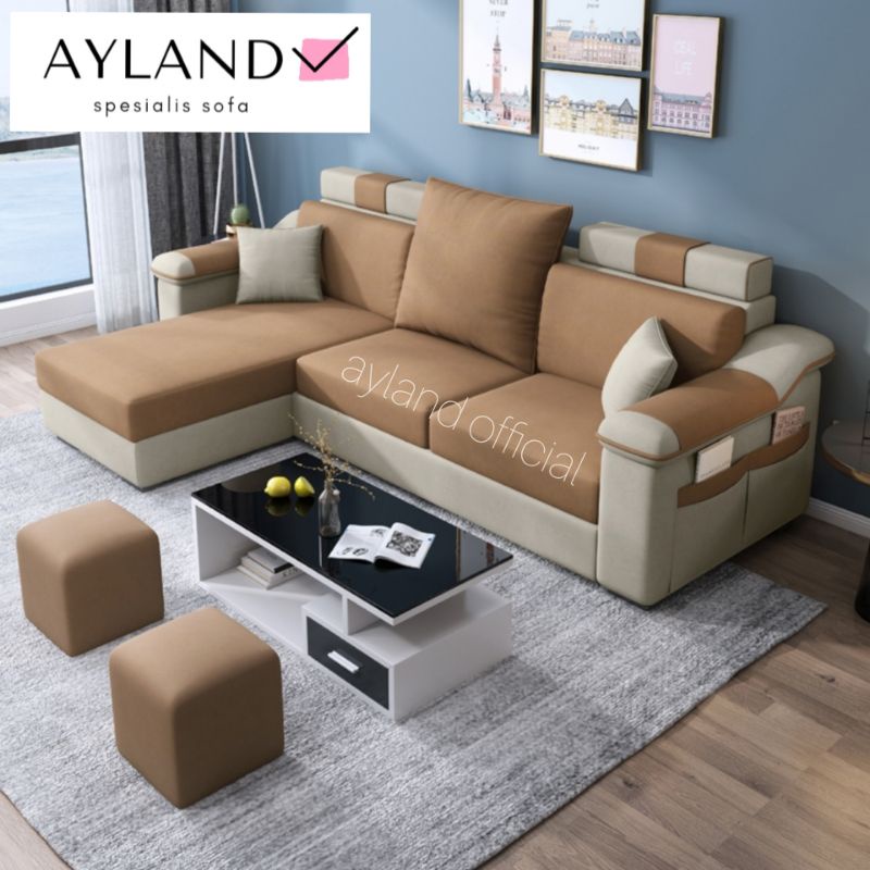 TERMURAH Sofa Minimalis Leter L Ruang Tv