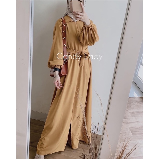 (MGA) GAMIS LEMMY BALOON DAILY BUSUI WANITA DRESS MOSCREPE