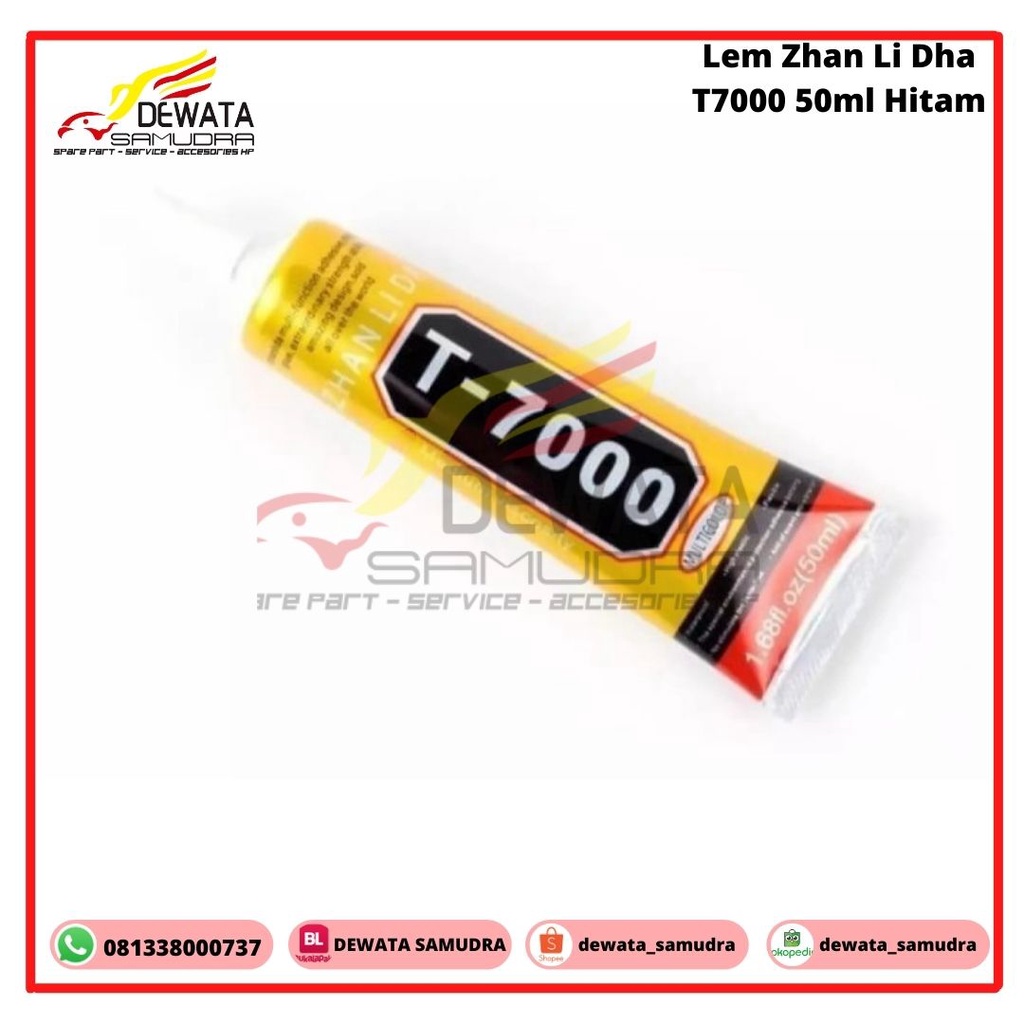 Jual Lem Zhan Li Dha T7000 50ml Hitam | Shopee Indonesia