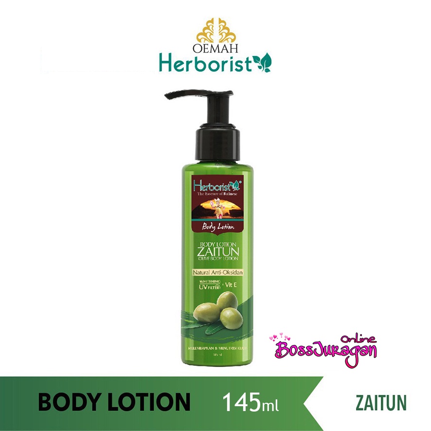 (BOSS) Herborist Body Lotion Zaitun - ZAITUN 145ML