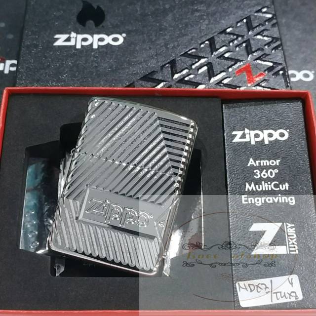 Korek Zippo Luxury Armor 360° Multicut Engraving - ZIPPO BOLTS DESIGN