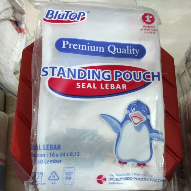 Standing Pouch Blutop 16x24