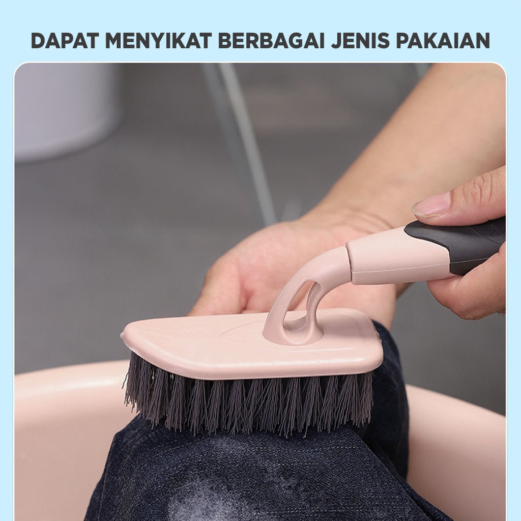 Sikat Pembersih Lantai Dinding Kamar Mandi Baju Sepatu Alat Dapur Pegangan Handle Panjang