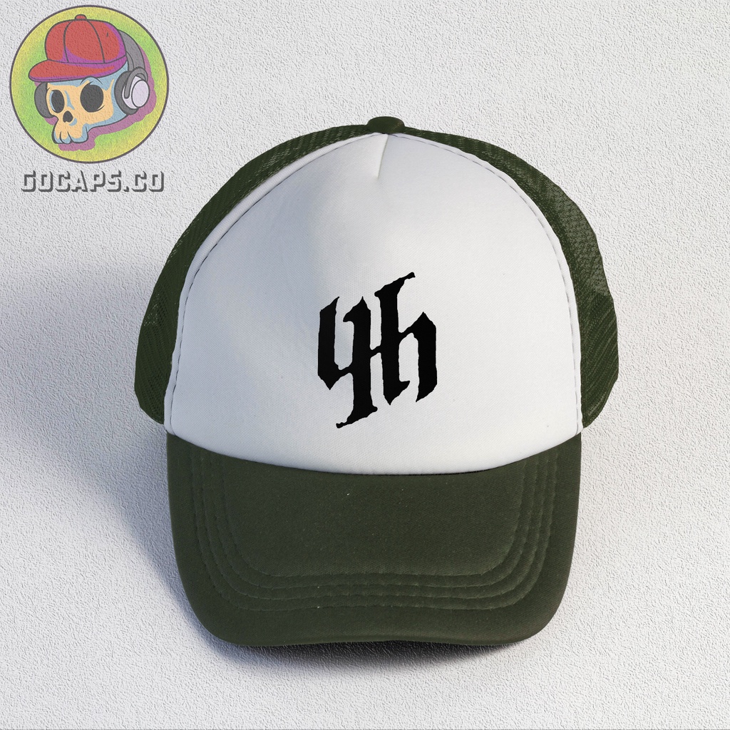 Husted | Trucker Hat | Topi Pria | Trucker | Baseball | Brand | Topi Jaring | Gocaps