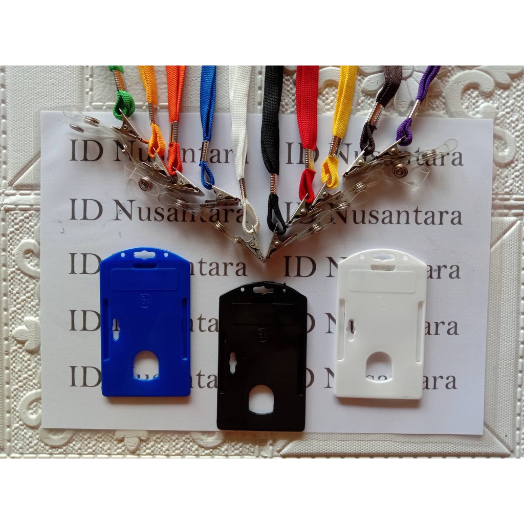 

Paket Tali Jepit Besi + Casing ID Card Plastik Evbes