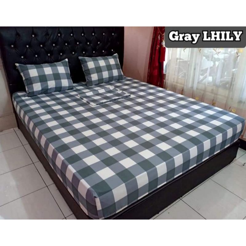 Sprei homemade T30 motif kotak kotak ready semua ukuran/marble series/sprei viral motif kekinian