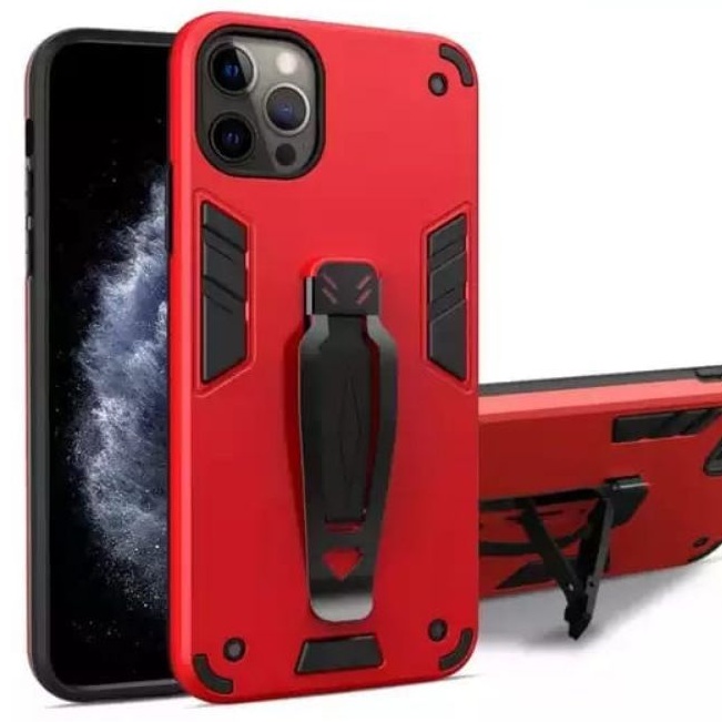 Hardcase overseas iphone 11 pro max stand with metal clip