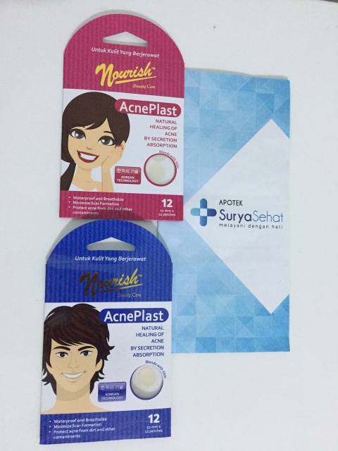 Nourish Acne Plast Girl/Boy isi 12 - Nourish Beauty Care