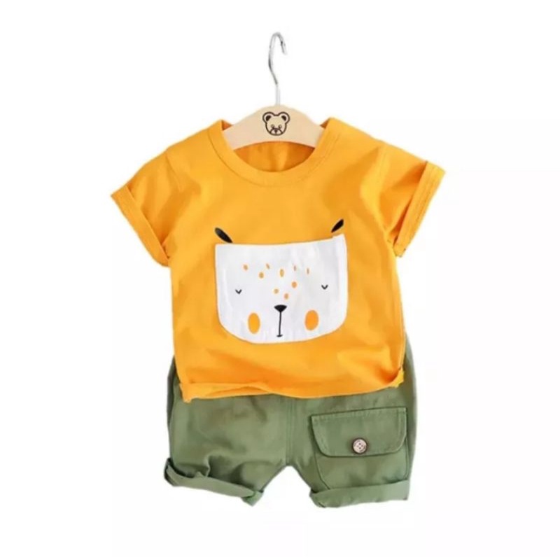 Promo-Setelan Baju Kaos Anak Laki-laki Dan Perempuan 1-5 Tahun/Setelan Baju Sasmini Kantong Anak Laki-laki Dan Perempuan Terbaru