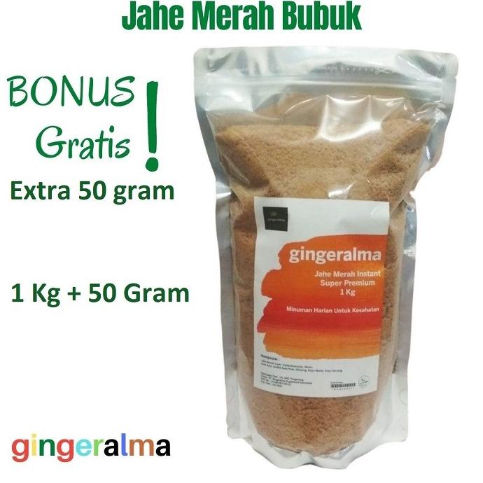 

Gingeralma Jahe Merah Bubuk 1 Kg Super Premium