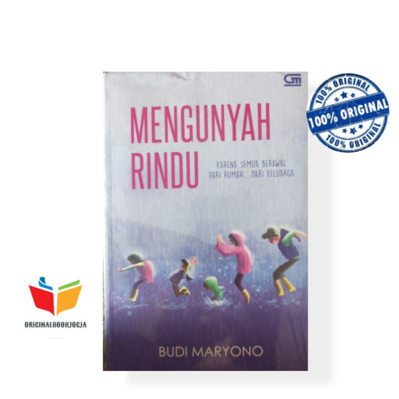 Jual Buku Novel Pling Diburu Mengunyah Rindu Budi Maryono Karena Semua Beradal Dr Rumah