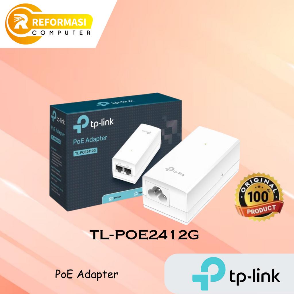 TP Link TL-POE2412G Gigabit 24VDC Passive PoE Adapter TL-POE2412G