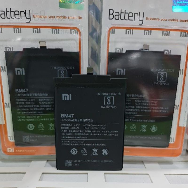 battery batrai baterai baterei tanam Redmi BM47 Redmi 3/3s/3x/3 pro Redmi 4x