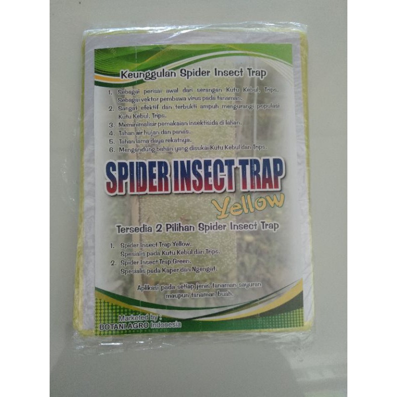 Spider insect trap yellow trap ( perangkap specialis KUTU KEBUL)