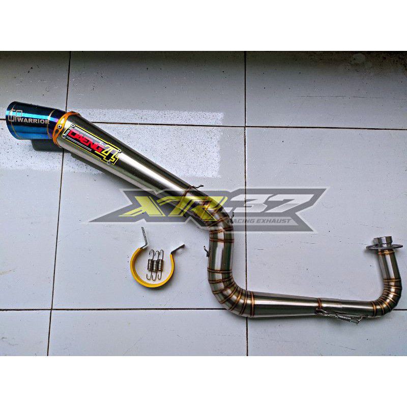 Knalpot daeng sai4 daeng4 gp warrior mio nouvo karburator 150-250cc