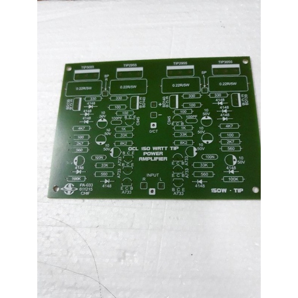 PCB Power Amplifier OCL 150W Stereo 033