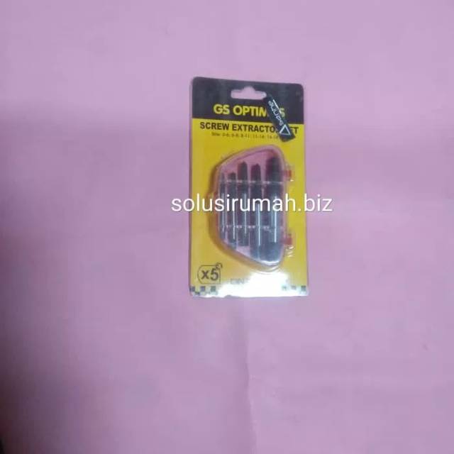 HANDTAP BALIK SCREW EXTRACTOR SPIRAL 5PCS OPTIMUS BAUT tap ULIR BALIK