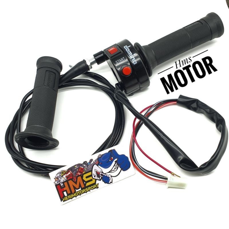 Gas Spontan Domino Ninja RR - Ninja R - Satria Fu - Rx King - Jupiter Z - Vega Zr - Mx Dll Thailand-Domino 2tombol