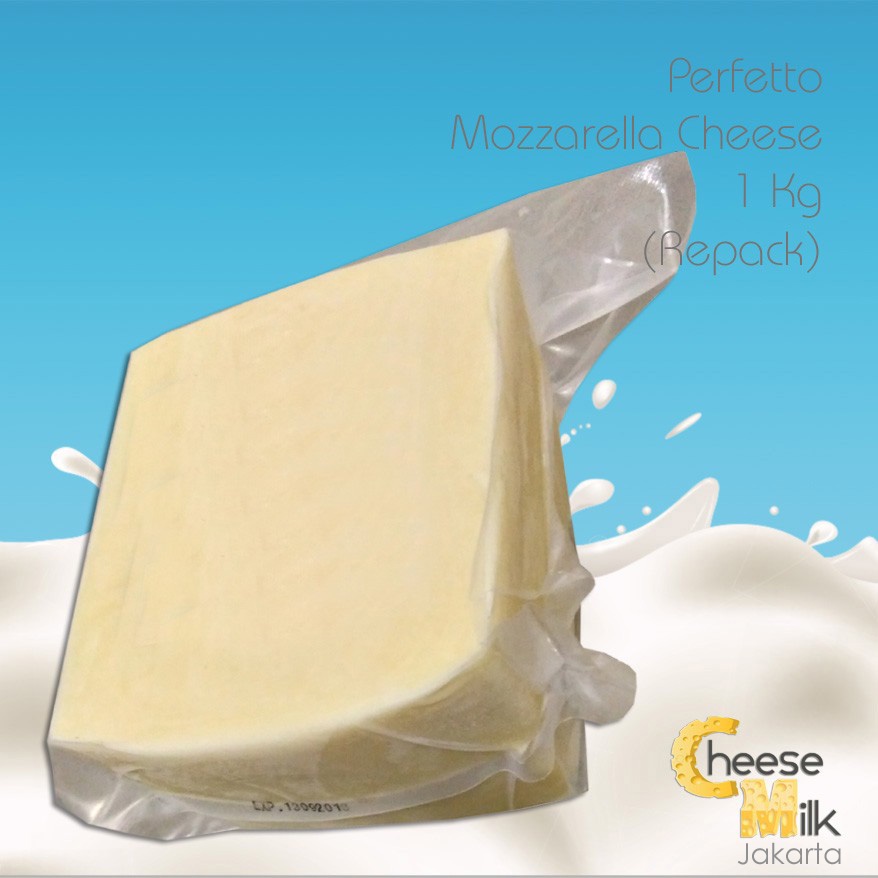 

HARGA MURAH Perfetto Mozzarella Cheese Repack Vacoom 1 Kg