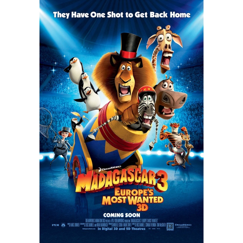 DVD Madagascar 3  Europes Most Wanted