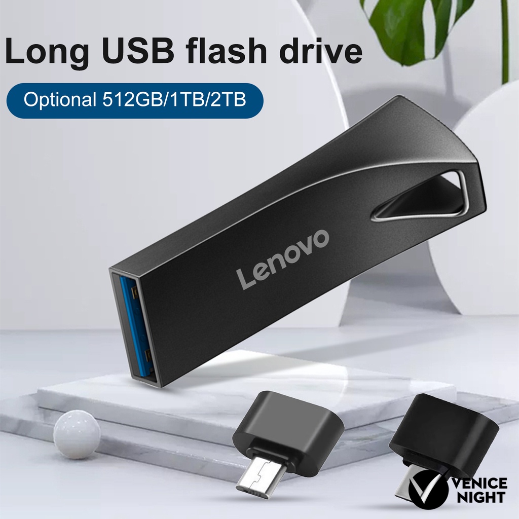 (SF) Lenovo U Disk Drive USB Mini High Speed 512GB / 1TB / 2TB Anti Air