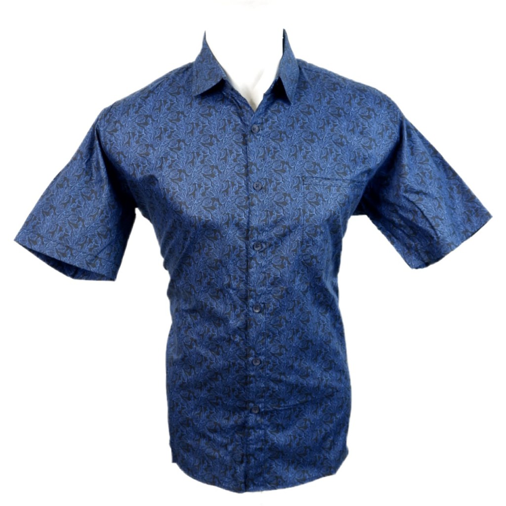 

Dancus - Kemeja Casual / Kemeja Lengan Pendek Pria Motif Bunga Katun Print Pria M-XXL