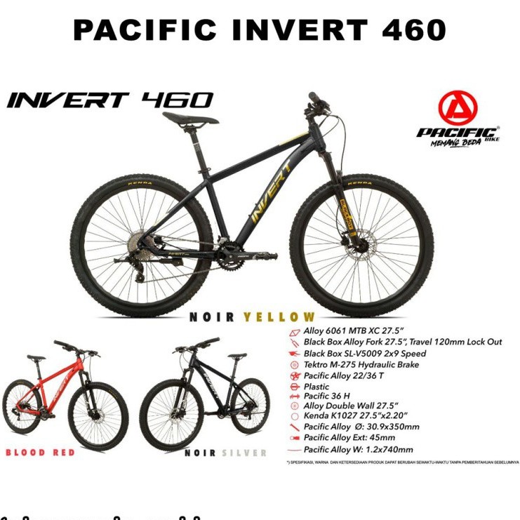 SEPEDA MTB 27.5 INCH PACIFIC INVERT 460