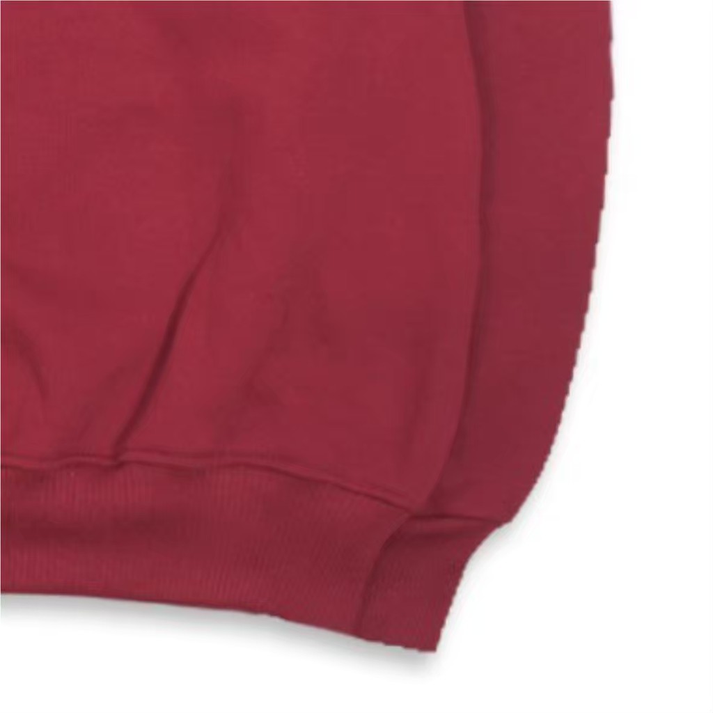 Sweater Hoodie Pria crewneck distro original Hoodie  Full Cotton Terbaru Sometimes warna Maroon