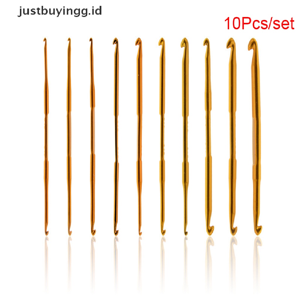 10 Pcs / Set Jarum Rajut Bahan Alumina Untuk Alat Jahit Rumah