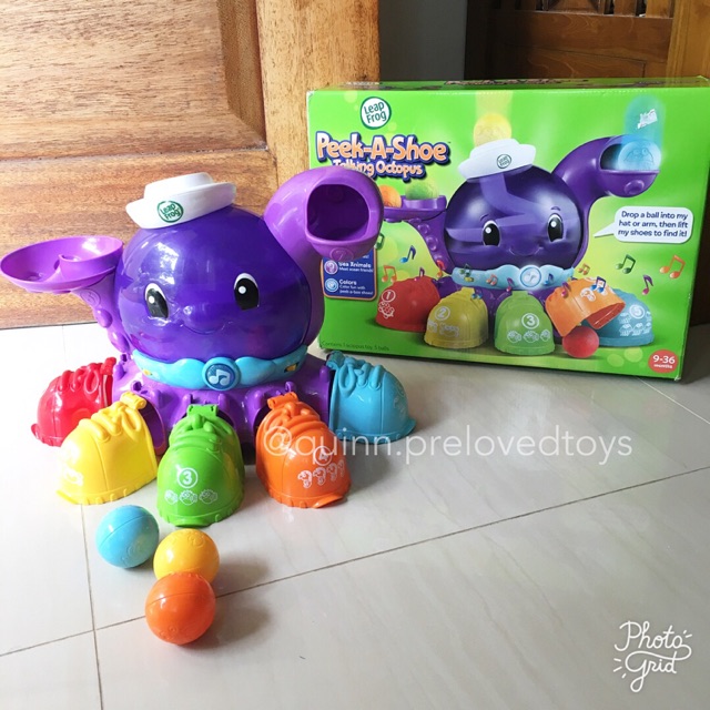 Leapfrog Peek-a-Shoe Talking Octopus