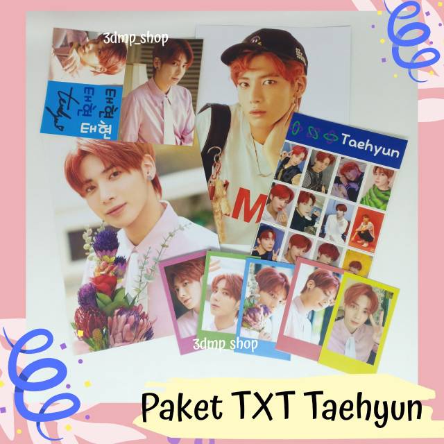 Paket Fankit Fangirl TXT Minisode Eternity Soobin, Beomgyu, Yeonjun, Taehyun Kpop