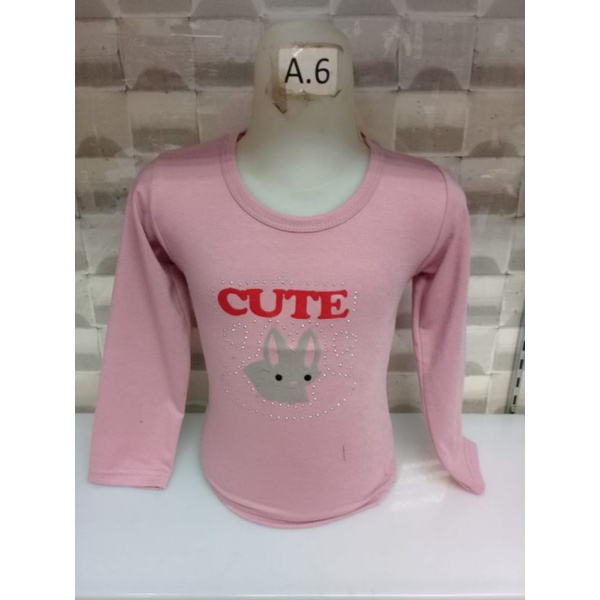 Kaos Anak Lengan Panjang:1-2 thn