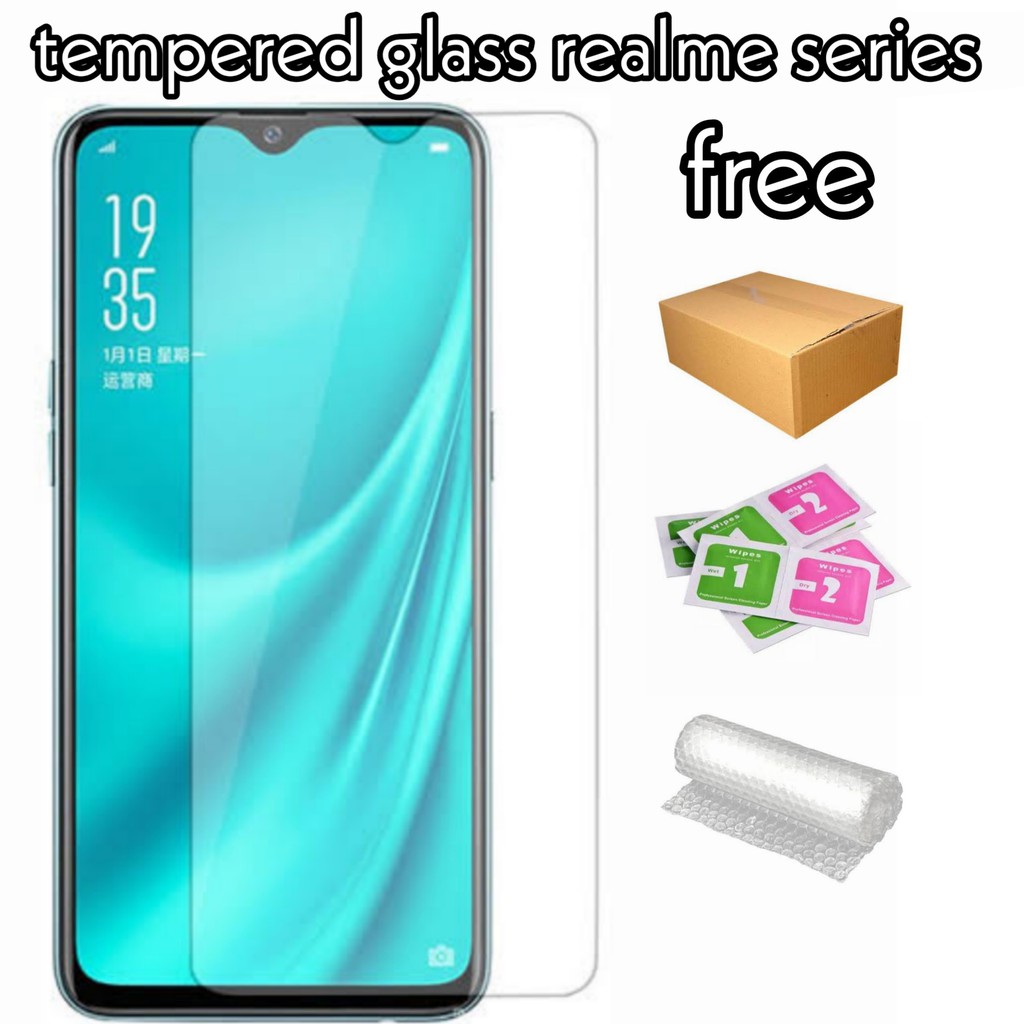 tempered glass bening realme 2 2pro 3 3i 3 pro 5 5i 5s 6 6i 6pro 6s 7 7i 7 pro 8 8 pro c1 c2 c3 c11 c12 c15 c17 c20 c21 c25 x xt x2 pro u1 9 9i 9 pro+ 10 10t c21y c25y c35 c31 c30 c33 c30s c55