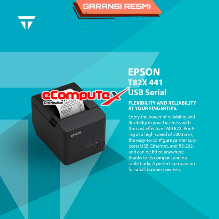 PRINTER EPSON KASIR NOTA TM-82X 441 / T82X-441 USB PARALEL - GARANSI RESMI