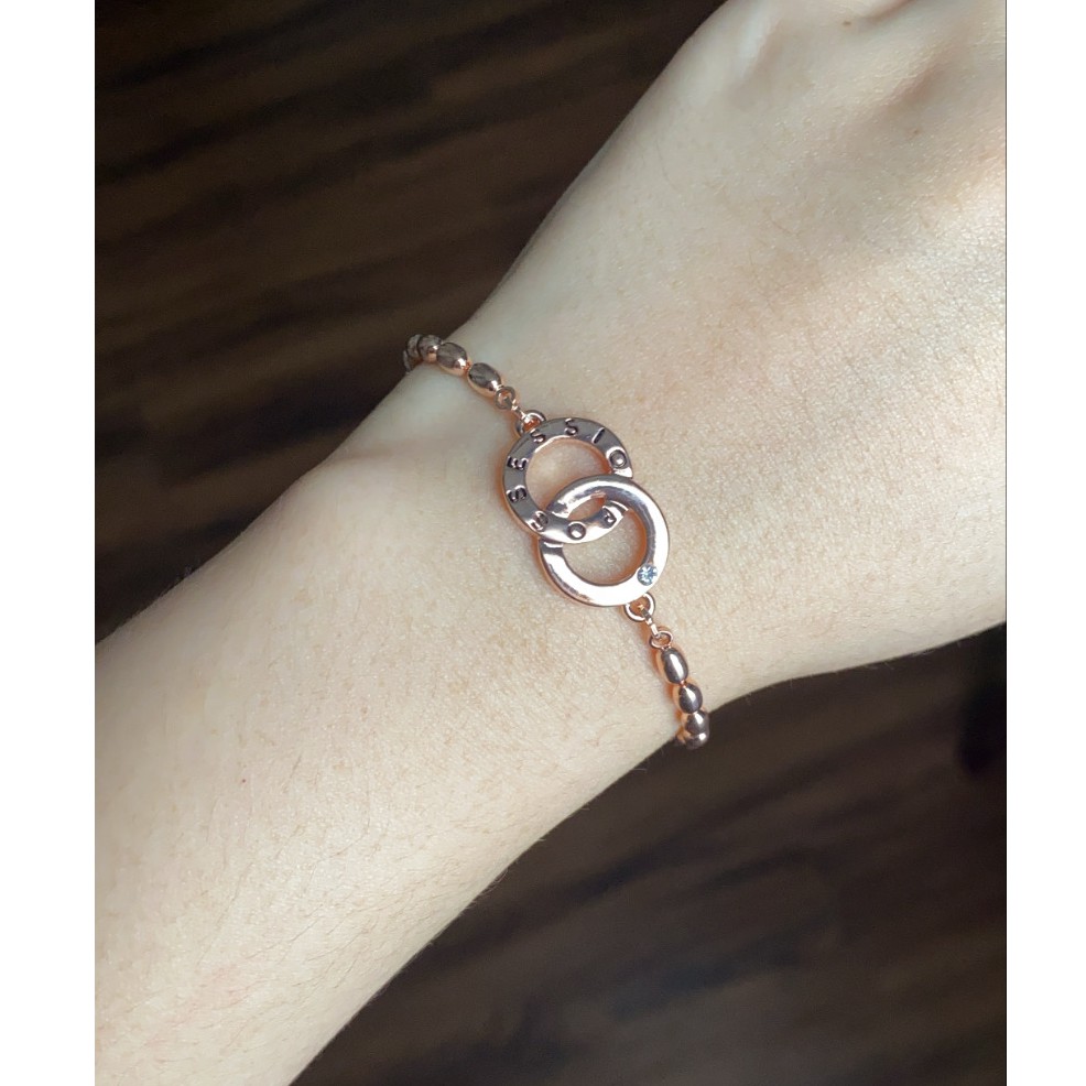 Gelang Wanita Gold Plated Lapis Emas 18K Hadiah Import Korea GGP001