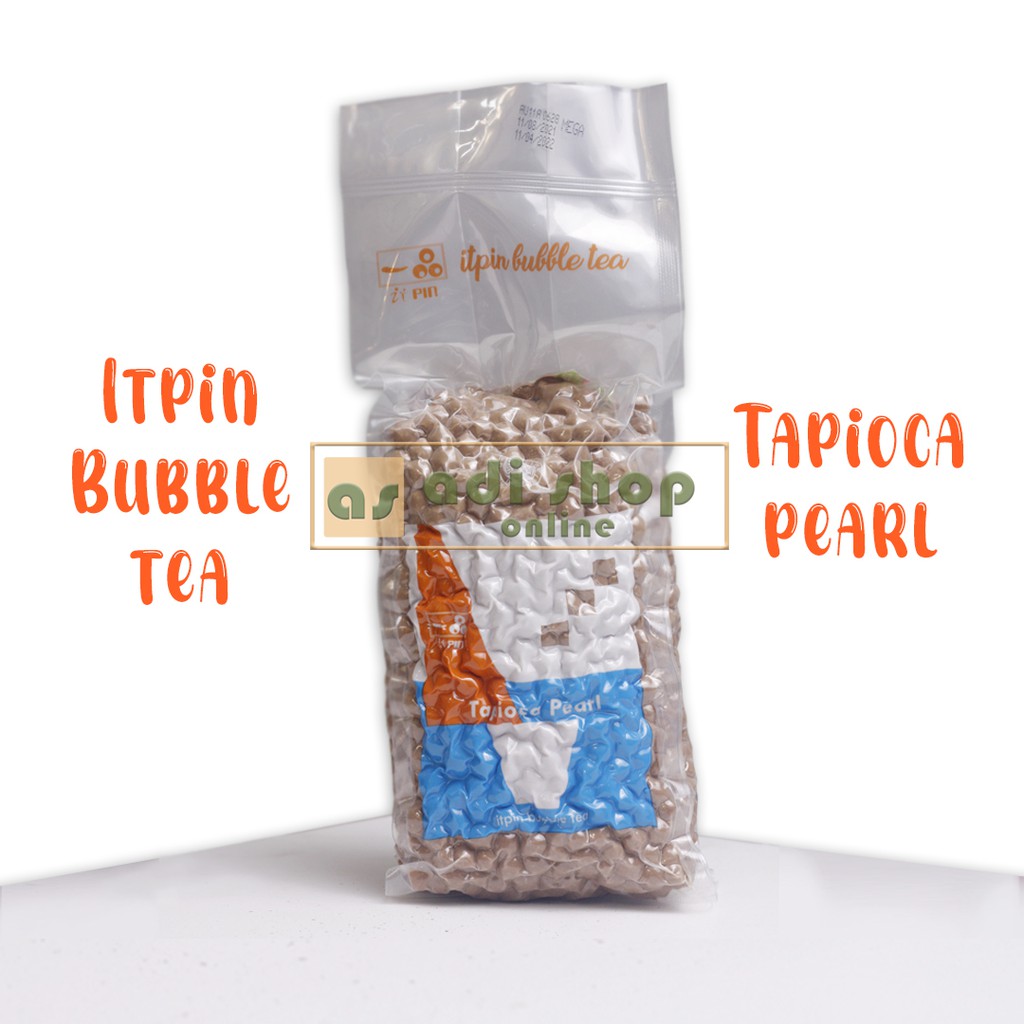 

ITPIN BUBBLE TEA 1 KG | BOBA HITAM ITPIN | TAPIOCA PEARL