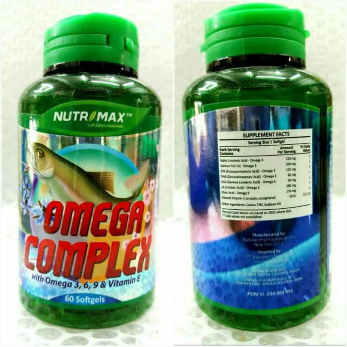 TERMURAH - NUTRIMAX OMEGA 3 COMPLEX (60 SOFTGEL)