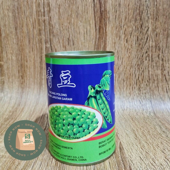 

Kalengbuah- Green Peas In Brine Kacang Polong Dalam Larutan Garam 397 Gr -Buah-Kaleng.