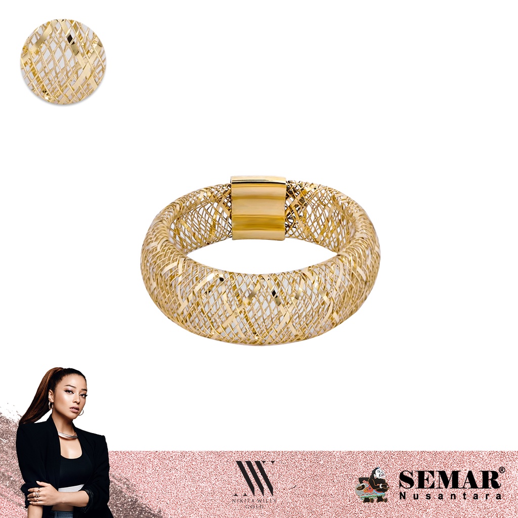 Nikita Willy Gold Cincin Emas Featherlite F.3 - Ring 17K Semar Nusantara
